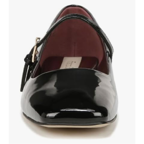 Franco Sarto Tinsley Mary Jane Flats Black Patent 9.5 Wide New In Box - Picture 4 of 8